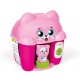 Clementoni- Soft Clemmy-Cat & Kitten Bucket-Secchiello con Mattoncini Morbidi, Set Costruzioni Prima Infanzia Bambini 6 Mesi-Made in Italy, Multicolore, 17768